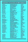 Seaview Fact Sheet 6 - Guest Actors