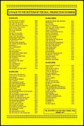 Seaview Fact Sheet 9 - Production Numbers